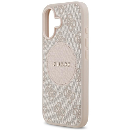 Guess 4G Circle Classic Logo MagSafe - Hülle iPhone 17 (rosa)