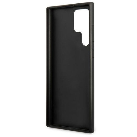 Guess 4G Metal Gold Logo  - Case for Samsung Galaxy S22 Ultra (Grey)