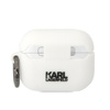 Karl Lagerfeld Silicone Karl & Choupette - Case for AirPods Pro (White)