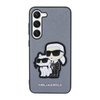 Karl Lagerfeld NFT Saffiano Karl & Choupette - Samsung Galaxy S23+ Case (grey)