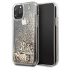 Guess Liquid Glitter Hearts - iPhone 11 Pro tok (arany)