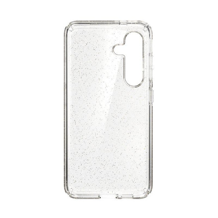 Speck Presidio Lux Glitter - Samsung Galaxy S24 Case (Clear / Gold Glitter)