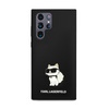 Karl Lagerfeld Silicone Choupette - Etui Samsung Galaxy S24 Ultra (noir)