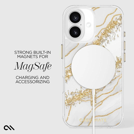Case-Mate Karat MagSafe - Pouzdro pro iPhone 16 (Granite)