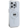 Karl Lagerfeld IML Metal Karl Head MagSafe - Hülle für iPhone 15 Pro Max (weiß)