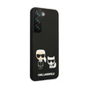 Karl Lagerfeld Slilicone Karl & Choupette - Samsung Galaxy S22+ Tasche (schwarz)