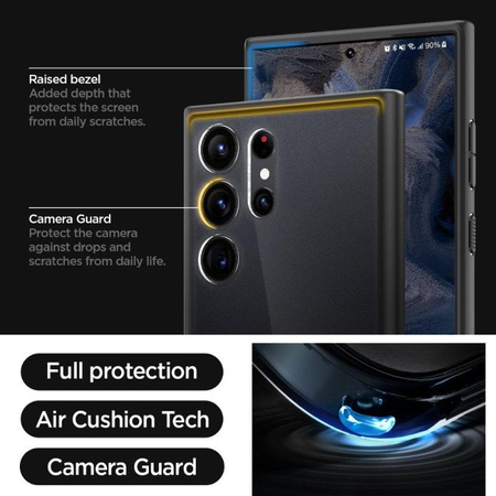 Spigen Ultra Hybrid - pouzdro pro Samsung Galaxy S23 Ultra (Frost Black)