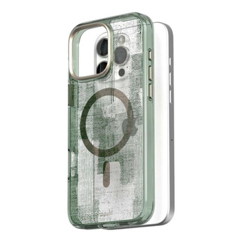 Moshi iGlaze MagSafe - Coque pour iPhone 16 Pro (Vert soleil)