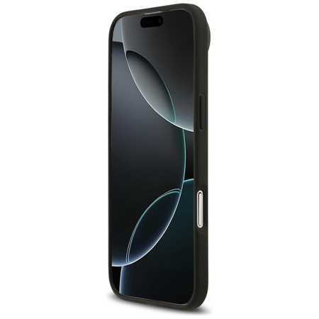 ETUI DO IPHONE AIR do MAGSAFE GUESS ORYGINALNE CZARNE SKÓRZANE MODNE CASE