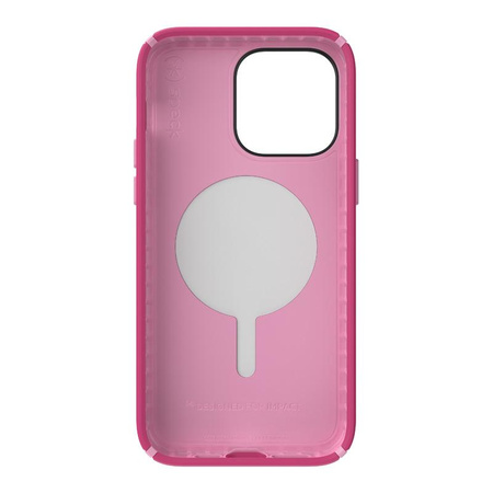 Speck Presidio2 Pro MagSafe - Antibacterial iPhone 14 Pro Max Case (Digitalpink / Blossompink / White)