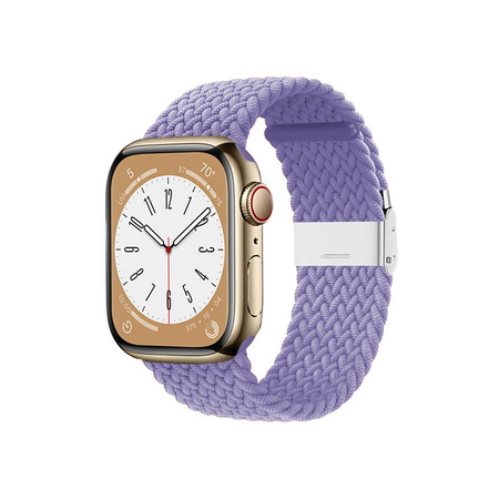 Crong Wave Band - Braided Strap for Apple Watch 38/40/41 mm (purple)