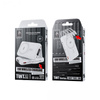 WEKOME WP-12 Tint Series - MagSafe 10000 mAh induktive Powerbank mit integriertem USB-C / Lightning / Micro USB / USB-A Kabel (Weiß)