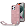 Moshi Altra - tok levehető zsinórral iPhone 13 Pro Max (antibakteriális NanoShield™) (rózsaszín)