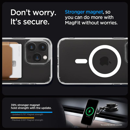 Spigen Ultra Hybrid MagSafe - tok iPhone 15 Pro Max készülékhez (fehér)