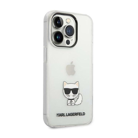 Karl Lagerfeld Choupette Body - Etui iPhone 14 Pro Max (przezroczysty)