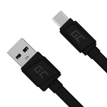 KABEL GREEN CELL USB USB-C SZYBKIE ŁADOWANIE 25cm KRÓTKI PRZEWÓD