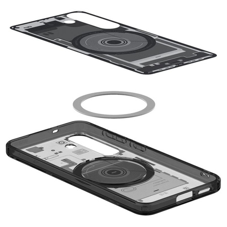 Spigen Ultra Hybrid MagSafe - Case for Samsung Galaxy S25 (Zero One Black)