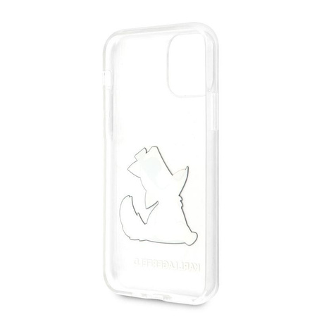 Karl Lagerfeld Choupette Fun Sunglasses - pouzdro pro iPhone 11 Pro (průhledné)