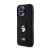 Karl Lagerfeld Gripstand Saffiano Choupette tűk - iPhone 13 Pro Max tok (fekete)