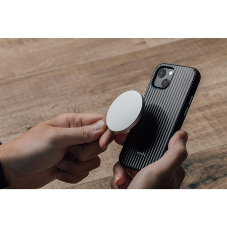Moshi Arx Slim Hardshell Case - Etui iPhone 13 MagSafe (Mirage Black)