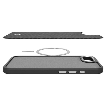 Spigen Enzo Aramid MagSafe - tok iPhone 16e készülékhez (fekete)