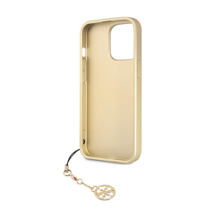 Guess 4G Charms Kollektion - Hülle für  iPhone 14 Pro (grau)