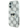 Karl Lagerfeld IML Karl Head Galvanisiert - iPhone 16 Hülle (Transparent)