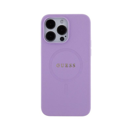 Guess Saffiano MagSafe - iPhone 15 Pro Max Case (purple)