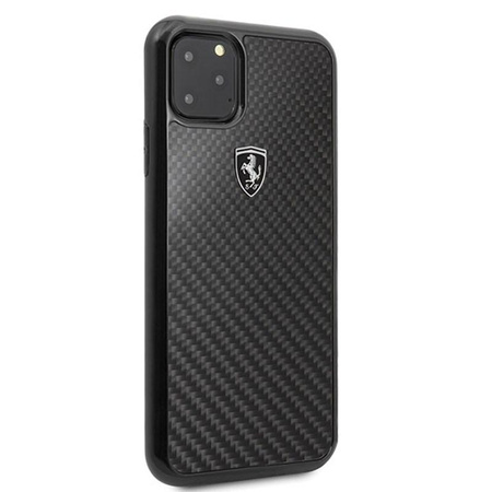Ferrari Real Carbon Heritage - iPhone 11 Pro Max Hülle (schwarz)