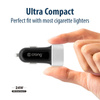 Chargeur de voiture Crong Power 24W - Chargeur de voiture 2xUSB 2.4A (aluminium)