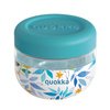 Quokka Bubble Food Jar - Kunststoff-Lebensmittelbehälter / Lunchbox 500 ml (Watercolor Leaves)