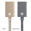 Kanex DuraBraid™ Aluminum Adapter from USB-C to USB 3.0 Type A (Space Grey)