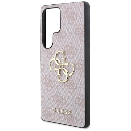 Guess Big 4G Classic Logo - Coque pour Samsung Galaxy S25 Ultra (rose)