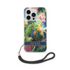 Guess Flower Cord - tok zsinórral iPhone 14 Pro Max (kék)