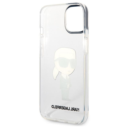Karl Lagerfeld IML NFT Ikonik - iPhone 14 tok (átlátszó)