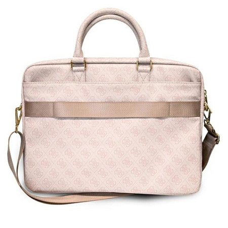 Guess 4G Big Metal Logo Computer Bag - Bag for notebook 15" / 16" (Pink)