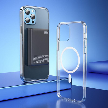 WEKOME WP-287 Vanguard Series - Indukční powerbanka 5000 mAh Rychlé nabíjení PD 20W MagSafe (černá)