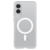 Spigen Ultra Hybrid MagSafe - étui pour Samsung Galaxy S25 Edge (transparent / blanc)