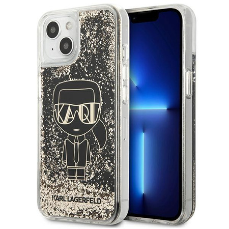 Karl Lagerfeld Liquid Glitter Gatsby - pouzdro pro iPhone 13