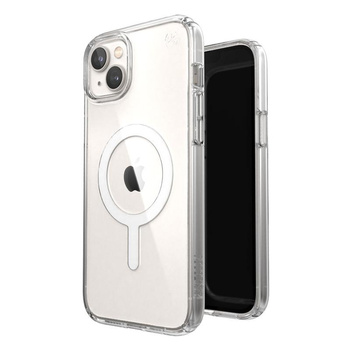 Speck Presidio Perfect-Clear + MagSafe - iPhone 15 Plus / iPhone 14 Plus Case (Clear)