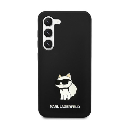Karl Lagerfeld Silicone Choupette - Samsung Galaxy S24 Tasche (schwarz)