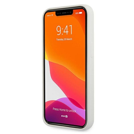 Karl Lagerfeld Silicone Stack Logo - Coque iPhone 13 (blanc)