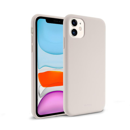 Crong Color Cover - Coque pour iPhone 11 (Beige Pierre)