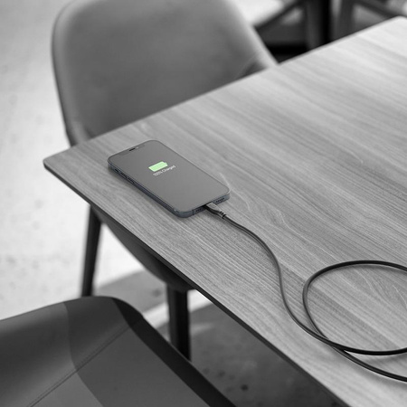 Cellularline Soft Cable - USB-C to Lightning cable MFi certified 1.2 m (black)