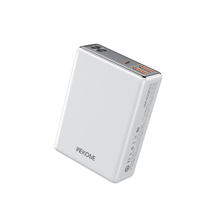 WEKOME WP-27 Tint Series - Banque d'alimentation 10000 mAh Chargement super rapide USB-C PD 20W + 2x USB-A QC3.0 22.5W (Blanc)