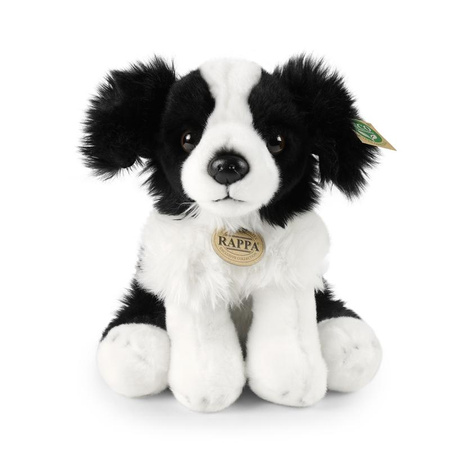 MASKOTKA PLUSZOWA PIES BORDER COLLIE REALISTYCZNY 30cm RAPPA ECO JAK ŻYWY