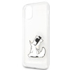 Karl Lagerfeld Choupette Fun-Sonnenbrille - iPhone 11 Pro Max Hülle (Transparent)