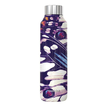 Quokka Solid - Bouteille thermique en acier inoxydable 630 ml (Ailes violettes)