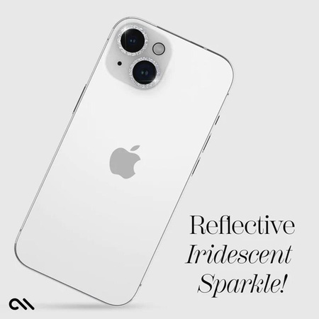 Case-Mate Sparkle Lens Protector - Schutzglas für iPhone 15 / iPhone 15 Plus Kamera (Twinkle)