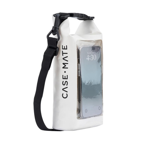 Case-Mate Waterproof Mini Phone Bucket Dry Bag - Waterproof bag with pocket for phone up to 7" (Sand Dollar)